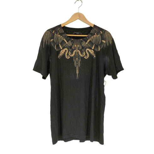 マルセロバーロン MARCELO BURLON スネークデザインクルーネックTシャツ メンズ  M